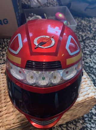 2007 Power Rangers Operation Overdrive Rare Mission Helmet Cosplay Lights Sounds