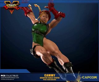 Pop Culture Shock Street Fighter Cammy 1/4 Scale Ultra Statue Sideshow Exclusive