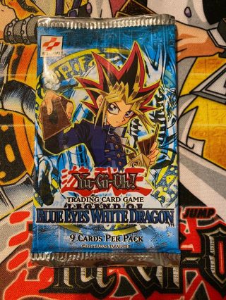 Yu - Gi - Oh Lob Unlimited Legend Of Blue Eyes White Dragon Booster Pack