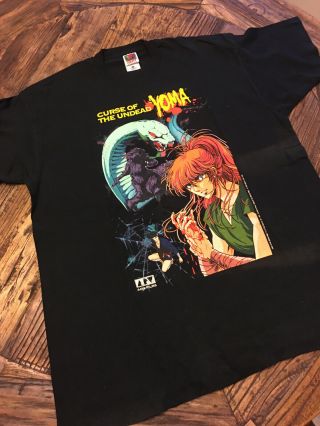Vintage 90s Blood Reign: Curse Of The Yoma T - Shirt Sz.  Xl Akira Anime Manga