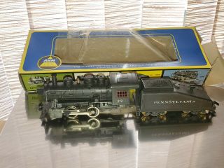Vintage Ho Scale Mantua Pennsylvania 0 - 4 - 0 Steam Locomotive 99 With Tender
