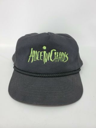 Vintage Rare Alice In Chains Baseball Hat