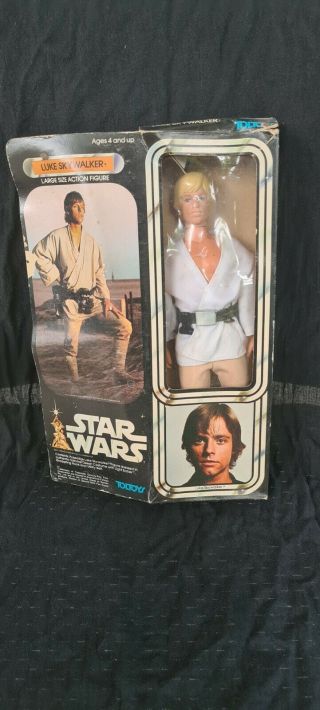 Star Wars Luke Skywalker Large Size Action Figure Kenner 1978
