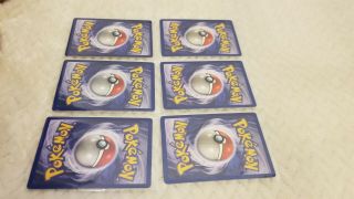 Pokemon Pikachu Electabuzz Black Star Promo cards 6 total 1,  2,  4 3