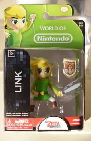 World Of Nintendo 8 - Bit Red Link 2.  5 " Action Figure Legend Of Zelda