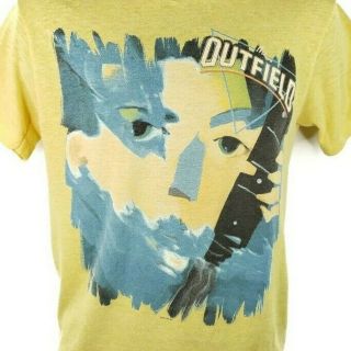The Outfield Play Deep T Shirt Vintage 80s 1985 Wave Pop Rock Size Medium
