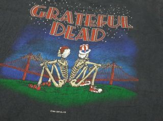 Rare Vintage Grateful Dead Concert T Shirt 1981 Golden Gate Bridge