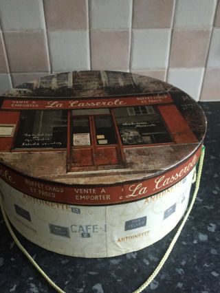 Ladies Hat box with a French theme by Tri Coastal design 2