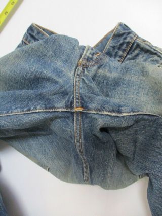 Vintage Levi ' s 505 Big E Denim Jeans Tag Size 35 X 36 4