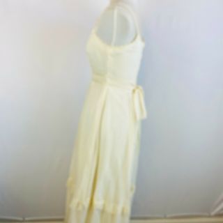 Vintage 70s Women’s Maxi Gunne Sax Prairie Dress Small Boho Wedding Ivory 11 4