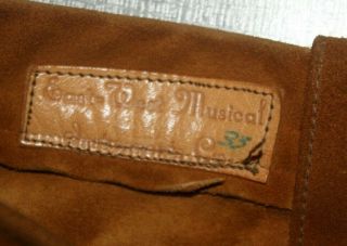 Vintage east west musical instruments Leather Pants 4