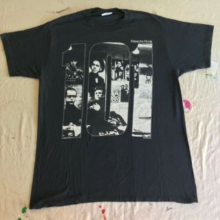80s Depeche Mode 101 T - Shirt Xl Music For The Masses Tour 22x30 Vintage Tee