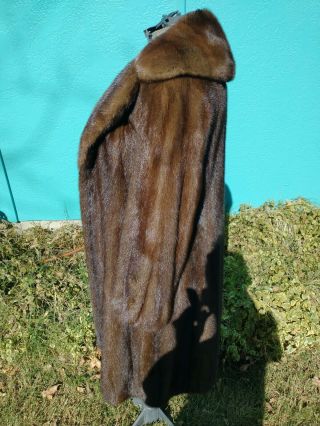 Vintage Natural Brown Emba Mink Coat Size M/L 3