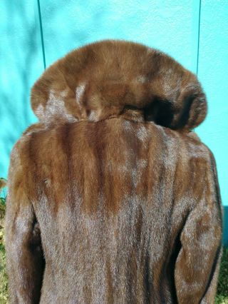 Vintage Natural Brown Emba Mink Coat Size M/L 6
