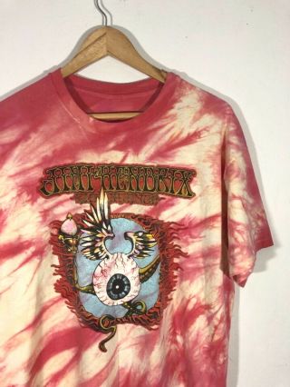 Vintage 1989 Rick Griffin Jimi Hendrix Tie Dye T Shirt Eye Ball Vtg 80s (rare)