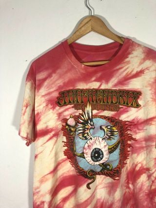 Vintage 1989 Rick Griffin Jimi Hendrix Tie Dye T Shirt Eye Ball VTG 80s (Rare) 3