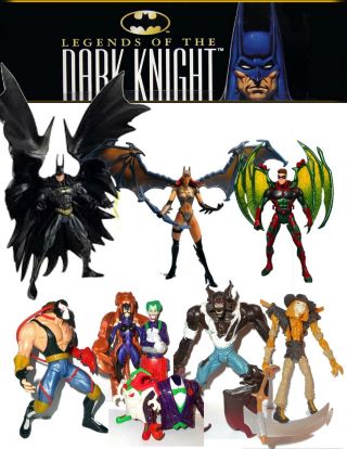 Legends Of The Dark Knight Action Figures Catwoman,  Joker,  Batman,  Bane,  N More