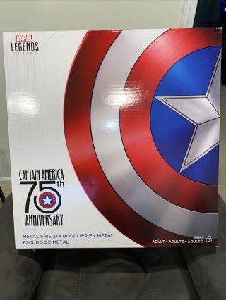 Marvel Legends Series 75th Anniversary Captain America Metal Shield -