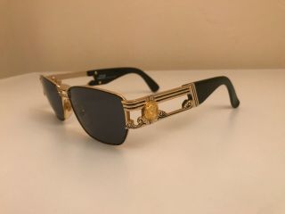 Gianni Versace S74,  Vintage Sunglasses Gold Medusa - Rare