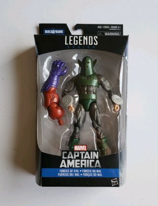 Marvel Legends Captain America Forces Of Evil Whirlwind W/ Baf Red Skull