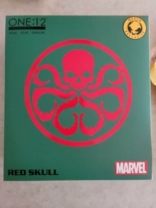 Mezco One:12 Classic Red Skull 2017 Nycc Exclusive Extremely Rare