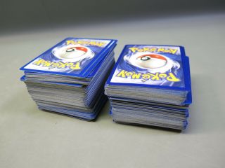 (300, ) Vintage Old School Pokemon Cards - Basic Jungle Fossil Commons Uncommons