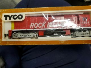 Tyco 4301 Rock Island Ho Scale Train Engine