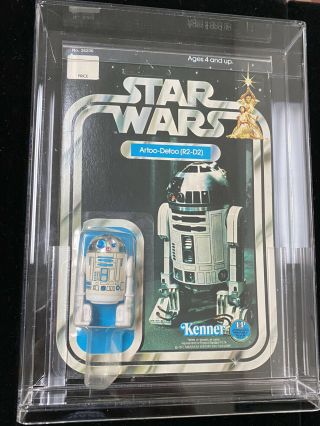 Vintage Star Wars 1978 Kenner R2 - D2 Anh 12 Back - A Card Moc Clear Bubble