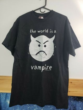 Vintage Smashing Pumpkins Infinite Sadness 1996 Tour T - Shirt L Devil
