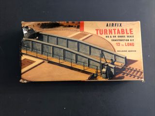 Airfix Railroad Turntable Construction Kit / Ho & Oo Gauge Scale / 12 In.