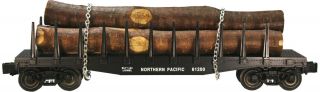 17510 Lionel Northern Pacific Flatcar With Logs