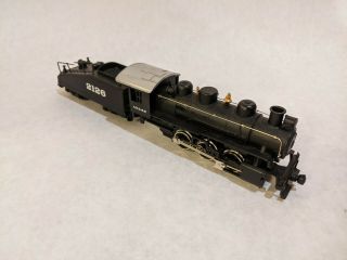 Bachmann Ho Scale At&sf Steam Engine 0 - 6 - 0 And Tender 2126