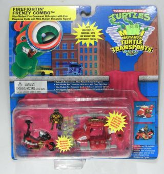 Tmnt Mini Mutants Ninja Turtles Transports The Firefightin 