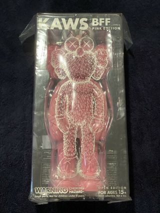 Kaws Bff Pink Edition Open Edition Vinyl Figure Pink