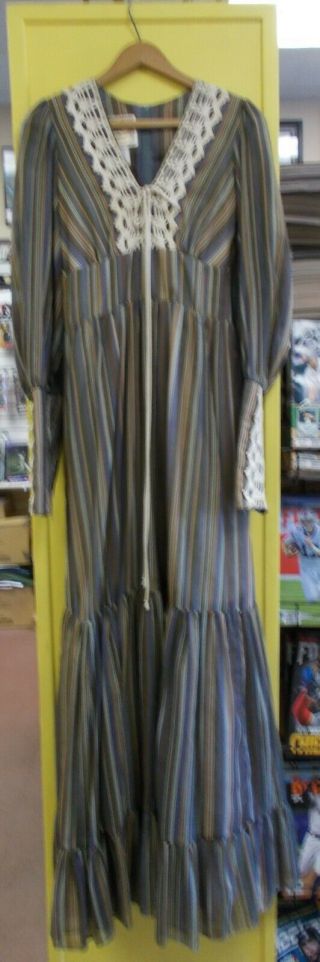 Vintage Gunne Sax By Jessica Hippie/boho Dress Size 11