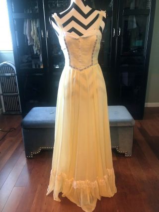Gunne Sax Prairie Style Dress,  Vintage Dress,  Maxi Dress,  Junior Size 9