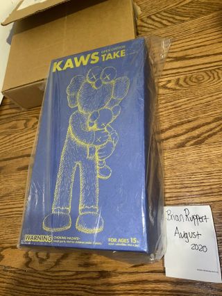Kaws Take Blue Vinyl Figure