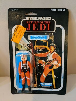 Star Wars Rotj Luke Skywalker (x - Wing Pilot) Figure - 1983 Kenner - Moc Look