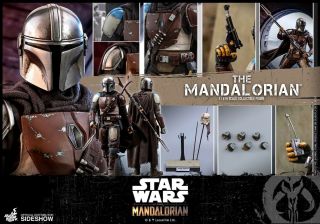 Hot Toys Star Wars The Mandalorian Tms007 1/6 12 Inch Figure - Ready To Ship - Uk