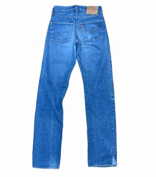 Vintage Levi’s 501 Redline Selvedge Jeans Denim Sz 28 X 34