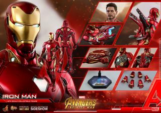 Hot Toys Iron Man Mark 50 L Diecast Exclusive 1/6 Marvel Avengers Infinity War