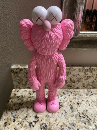 Kaws Bff Pink Edition (opened In Factory,  W/ Box & Paper Proof)