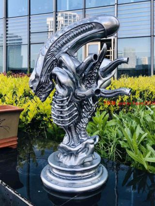 1/2 Avp Alien Action Figure Iron Blood Alien Resin Bust Statue