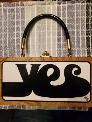 Enid Collins Tx Box Bag Vintage Purse " Yes " Rare.
