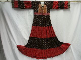 Afghan Dress Vintage 70 
