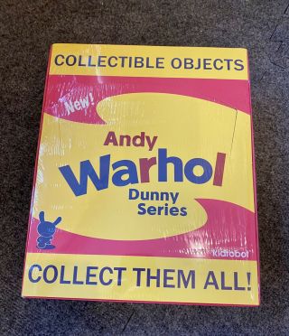 2016 Kidrobot Rare Andy Warhol Series 1 Case Of 20 Blind Boxed 3 " Dunnys