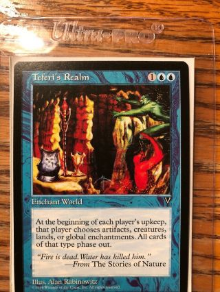 Teferi’s Realm X (4) Mtg Visions Excellent/near (rg) 4rcards