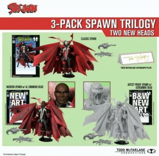 Spawn 3 - Pack Trilogy Set Mcfarlane Kickstarter Signed -