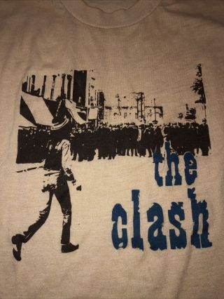 VTG 80s The Clash T Shirt Black Market Ramones Sex Pistols The Cure The Smiths 2