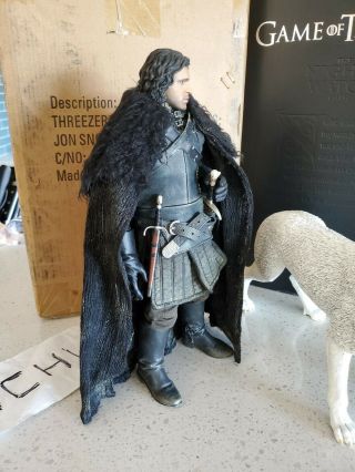 Threezero Game of Thrones Jon Snow and Ghost Exclusive Edition 1/6 Scale Figure 3